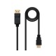 CONVERSOR DISPLAYPORT A HDMI 10M NEGRO NANOCABLE
